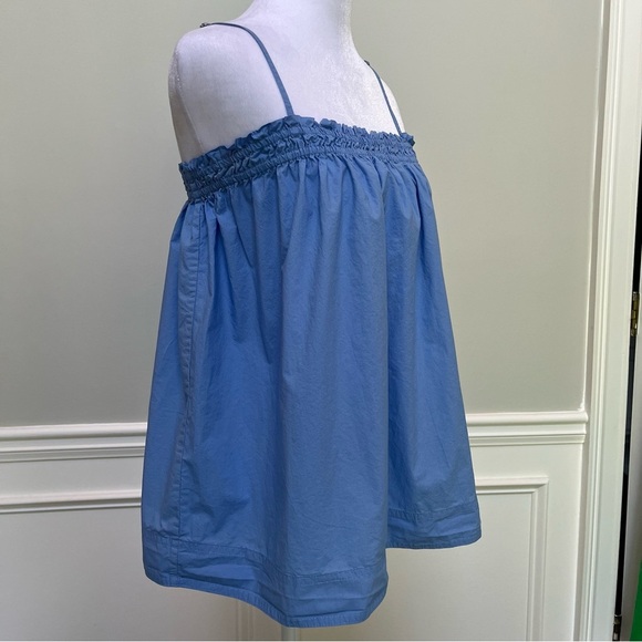 Banana Republic 100% Cotton Smocked Top Size M - Picture 2 of 7